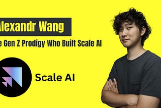 Alexandr Wang, founder of Scale AI, stands confidently with folded arms on a bright yellow background. The text reads ‘Alexandr Wang — The Gen Z Prodigy Who Built Scale AI’ alongside the Scale AI logo. Mubashir Ali · Founder of Code with Bismillah | Aspiring Bioinformatics & Data Science Professional | Researcher in Genomics, AI, Machine Learning, and Computational Biology | Skilled in Python, R, and Bioinformatics Tools.