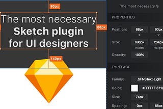The most necessary Sketch plugin for UI designers