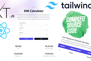 Build an EMI Calculator with Next.js, TypeScript, Tailwind CSS, Recoil and Recharts