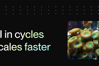 Thought Piece: AI in cycles scales faster