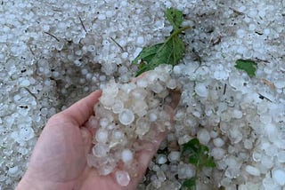 Orage de grêle : importants dégâts dans la région de Tours