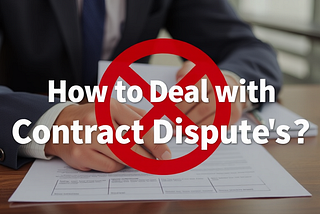 How To Deal With Contract Disputes?