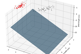 Perceptron from (Almost) Zero and 3D Visualization