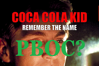 CocaColaKid and the PBOC rumor