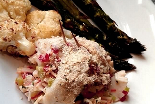 Stuffed Sole with Imitation Crab