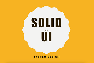 UI System Design