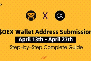 Guide to $OEX Address Submission on Satoshi App