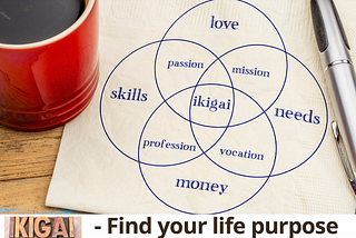 Japanese way to find your life purpose | Follow your IKIGAI