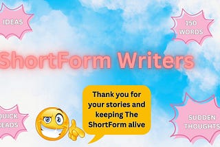 A Big Cheer to Every ShortFormer