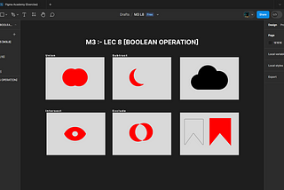 Day 20: BOOLEAN OPERATIONS IN FIGMA