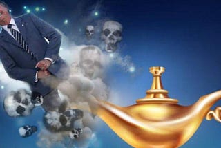 A lâmpada maravilhosa reversa e o espetáculo do absurdo