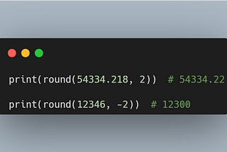 How to Round Numbers Using Negative Numbers in Python