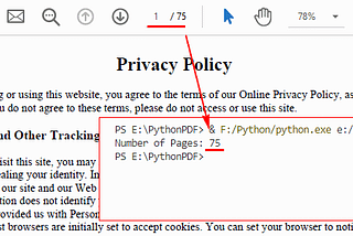 How to Count the Number of Pages in a PDF File in Python