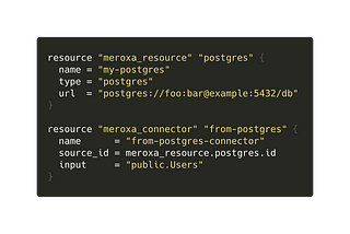 Real-Time Pipelines as Code with the Meroxa Terraform Provider