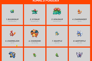 Build a Pokedex with JavaScript, HTML, and CSS