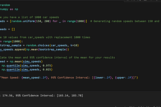 Resampling as an approach to run simulations