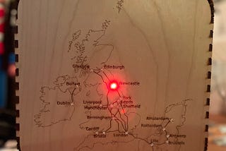 Creating a live UK train-map