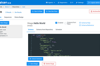 Your First Workflow in Kraken CI