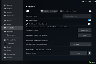 How to prevent your Xbox Controller from behaving like a mouse on the Steam Deck