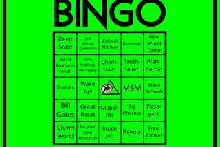 Conspiracist Bingo: Spot the Buzzwords, Win the Game!