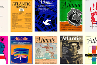 How have the topics covered by The Atlantic changed over time?