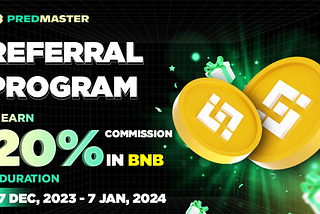 Join the Predmaster referral event and receive a 20% commission