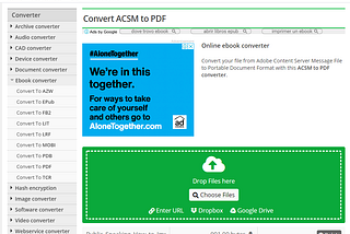 Best ACSM Converter, Convert ACSM to PDF/ePub Online