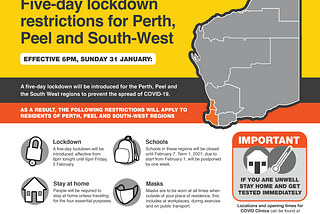 5 Day Lockdown in WA!