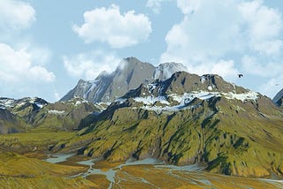 Creating mountains landscape in OpenGL ES