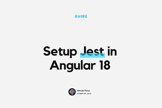 Configure Jest in Angular 18