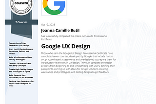 Google UX Design: Review