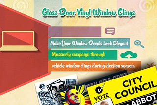 Glass Door Vinyl Window Clings