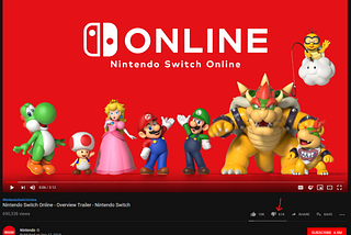 Nintendo Switch online is charging you to use the Switch console you own