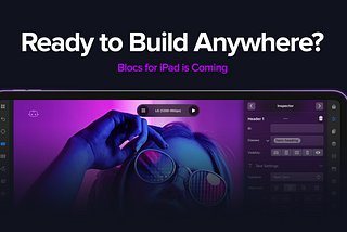 Build Websites Anywhere with Blocs for iPad.