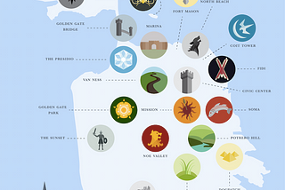 MAP: If Game of Thrones Were Set in San Francisco