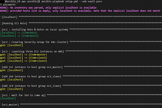 Deploying Multi-Node Kubernetes Cluster on AWS Using Ansible Automation