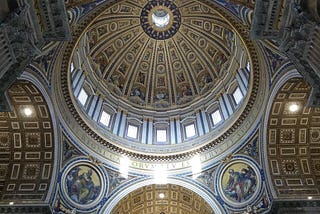 photo of St. Peter Basilica dome, the tallest in the world