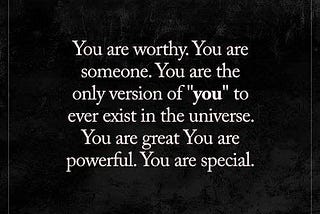 You are Special!