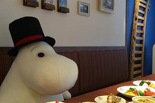 Moomin Cafe in Hongkong