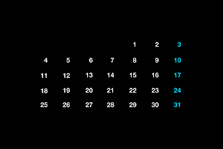 A brief history of calendar design