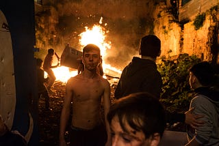 Ilden i Napolis gader