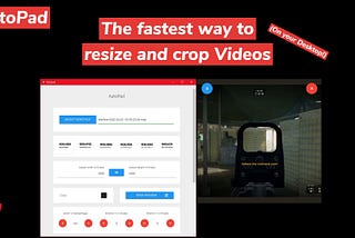 The fastest way to resize and crop videos for social media.