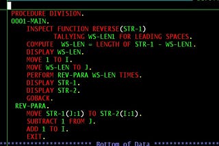 7 cobol examples with explanations.