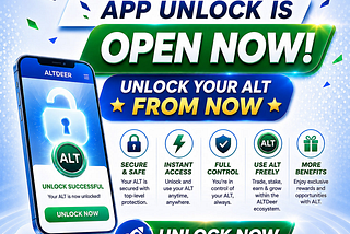 🚀 Dear Pioneer, Unlock Has Started! 🔓