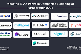 Meet the 16 Aerospace Xelerated Portfolio Companies Exhibiting at FIA 2024