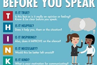 THINK: Making Our Comments Count