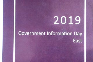 Open Data in Libraries | 2019 Government Information Day East