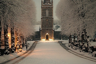 Snowy Night, Hillsborough, Northern Ireland