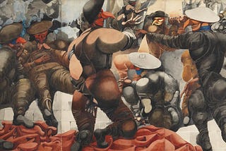 02 Works, The Art of War, Maxwell, Edward Burra’s Wake and Soldiers at Rye, with footnotes