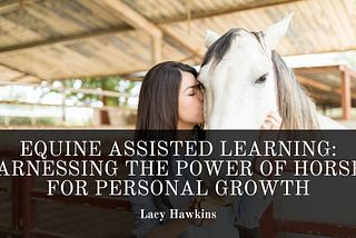 Equine Assisted Learning: Using Horses as Teachers for Personal Development